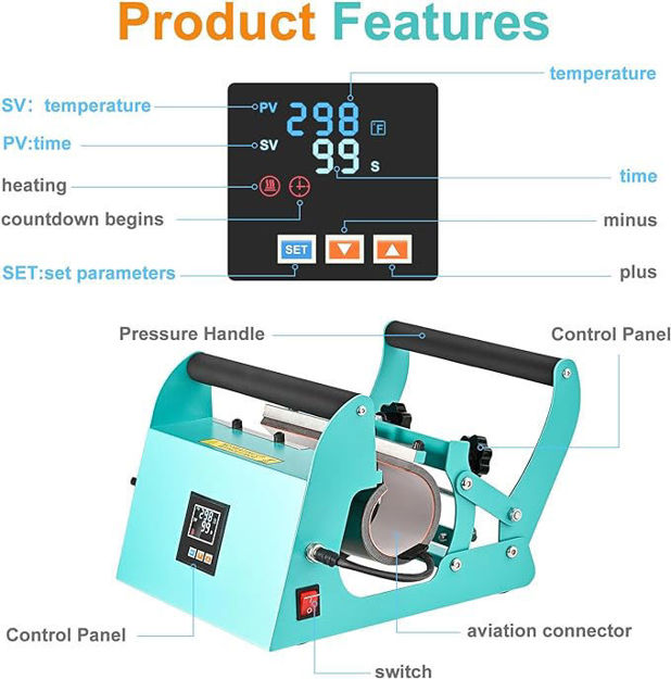 Picture of Tumbler  Heat Press Machine