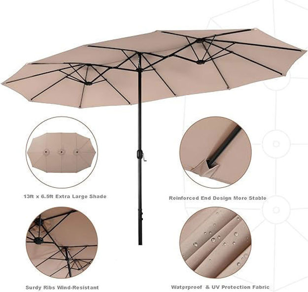 Picture of rectangular patio umbrella