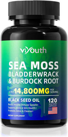 Picture of Sea Moss Capsules Ashwagandha Bladderwrack