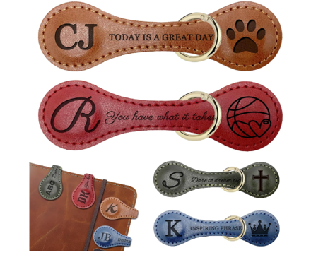 Picture of Personlized Magnetic Leather Bookmarks Classmate