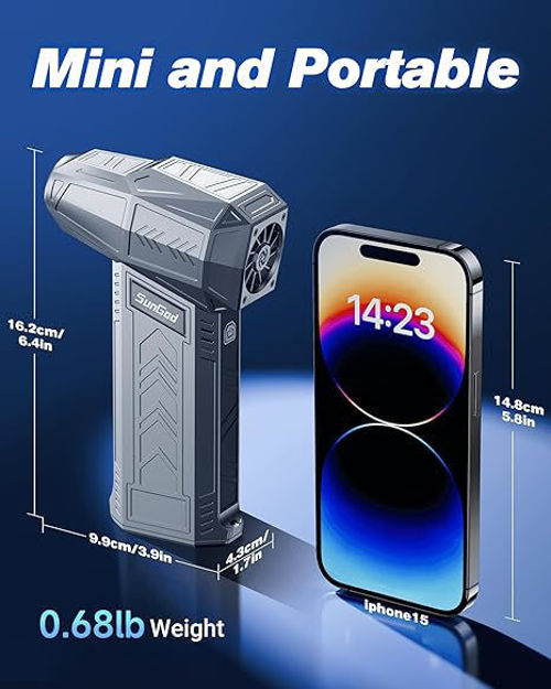 Picture of fan Compressed 180000RPM Adjustable Rechargeable