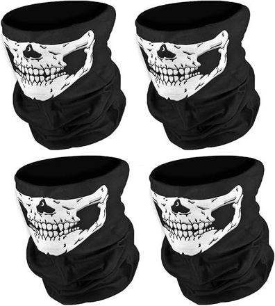 Picture of Balaclava Gaiter Skeleton Motorcycle