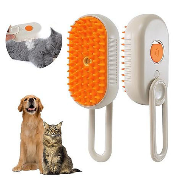 Picture of Cat Steam Brush Shedding Rechargeable