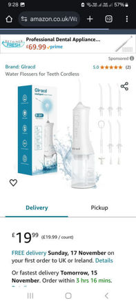 Picture of Water Flossers for Teeth Cordless