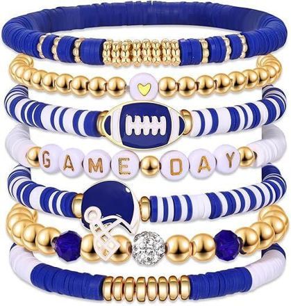 Picture of Bracelets Football Stackable Bracelet Accessories