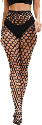 Picture of Stockings Patterned Streetwear Round Hole