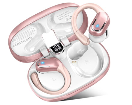 Picture of Ltinist Wireless Bluetooth Headphones Canceling Rose Gold