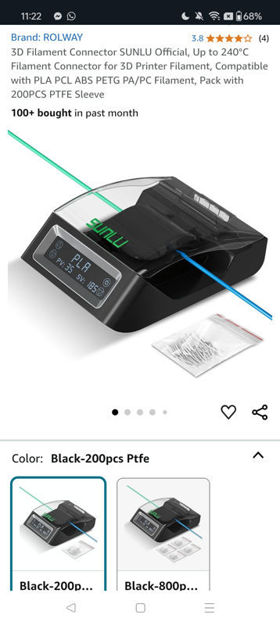 Picture of Filament Connector Official Printer Compatible