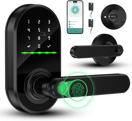 Picture of Handle Fingerprint Keyless Control Installation