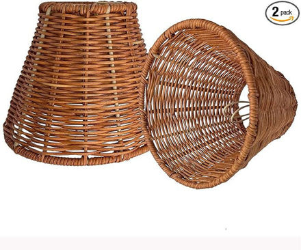 Picture of Empire Chandelier Rattan Replacement Lampshade