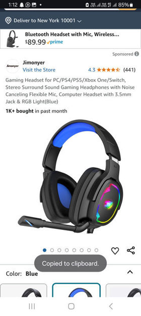 Picture of Jimonyer Surround Headphones Canceling Flexible