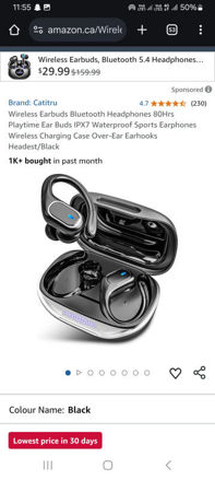 Picture of Wireless Bluetooth Headphones Waterproof Earphones