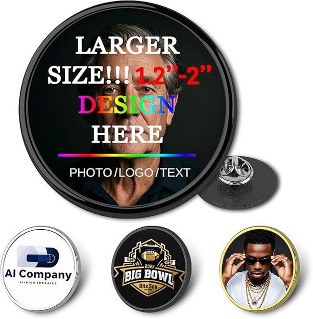 Picture of Premium Zin Ally Buttons Personalized Business