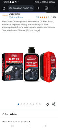 Picture of Cleaning Automotive Reusable Visibility Oil Windshield