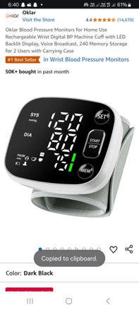 Picture of Oklar Pressure Monitors Rechargeable Broadcast