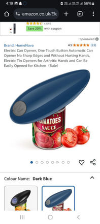 Picture of Electric Can Opener Automatic Kitchen%EF%BC%88Bule%EF%BC%89