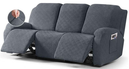 Picture of Timeles Recliner Reclining Slipcovers Three Seater