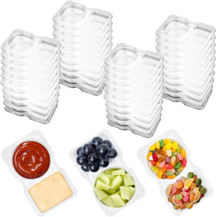 Picture of Containers Leakproof Compartments Condiment