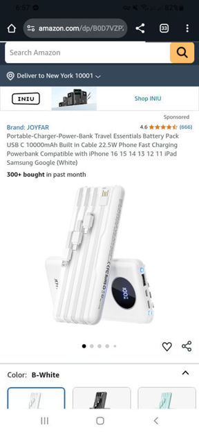 Picture of Portable Cellphones Waterproof External Flashlights