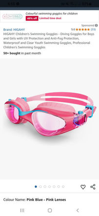 Picture of Schwimmbrille Kinder Schwimmbrillen Kinderschwimmbrillen