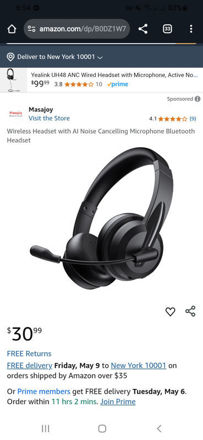Picture of Masajoy Wireless Cancelling Microphone Bluetooth