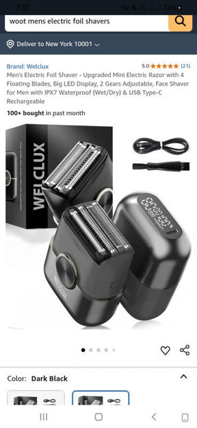 Picture of Mens Electric Foil Shaver Rechargeable