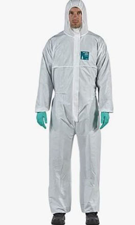 Picture of Coveralls Disposable Chemical Resistant Unisex Adult Industrial