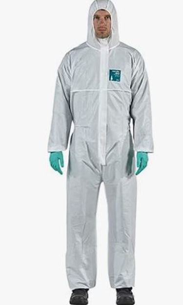 Picture of Coveralls Disposable Chemical Resistant Unisex Adult Industrial
