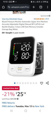 Picture of Pressure Monitor Automatic Accurate Adjustable