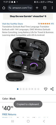 Picture of Translation Translator Languages Noise Canceling Compatible