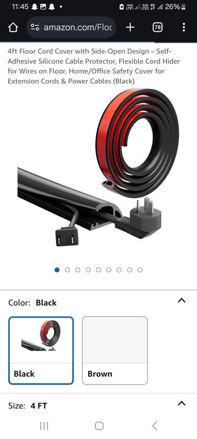 Picture of Floor Cord Cover Side Open Design