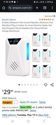 Picture of Ultrasonic Repeller Electronic Repellent Warehouse