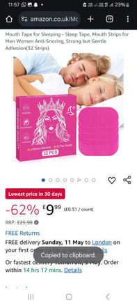 Picture of Mouth Tape Sleeping Anti Snoring Adhesion