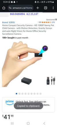 Picture of Home Compact Security Camera Surveillance
