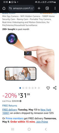 Picture of Mini Spy Camera Surveillance