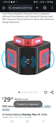 Picture of Tirgo Repellent Ultrasonic Upgraded Warehouse
