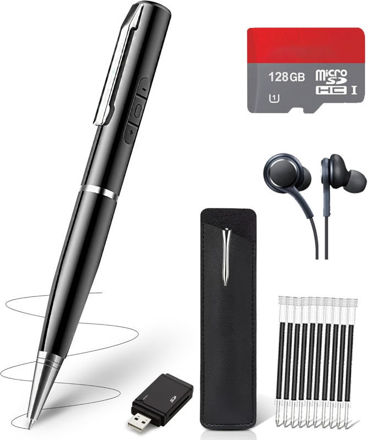 Picture of 128GB Digital Voice Recorder Activated