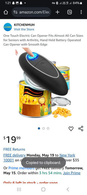 Picture of Electric Seniors Arthritis Battery Operated