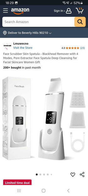 Picture of Face Scrubber Skin Spatula Blackhead