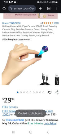 Picture of Security Portable Cameras Detection Gravity