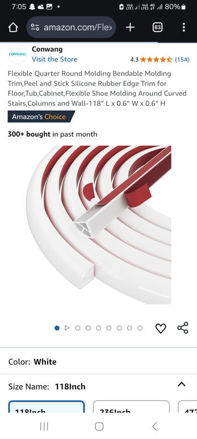 Picture of Flexible Quarter Bendable Silicone Wall 118