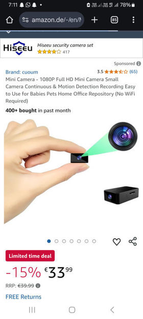 Picture of Mini Camera Continuous Detection Repository