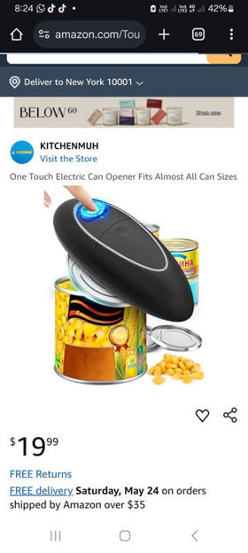 Picture of Touch Electric Opener Almost Sizes
