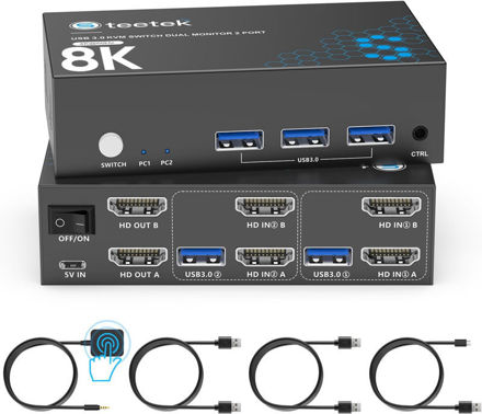 Picture of Dual Monitor Switch Computers Resolution