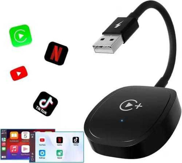 Picture of Wireless CarPlay Adapter Supports Netflix