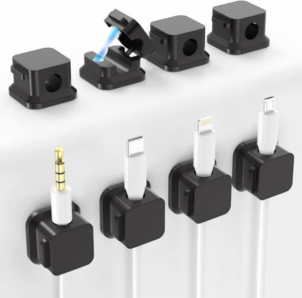 Picture of Magnetic Organiser Adhesive Management Charging Black
