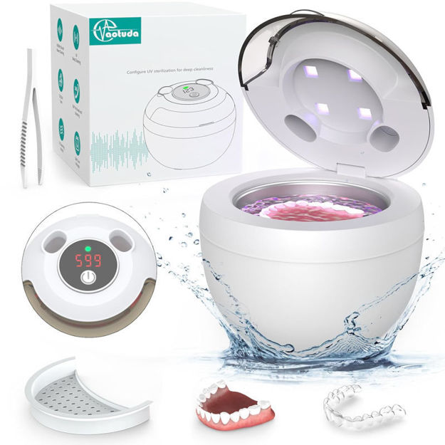Picture of Aotuda Ultrasonic Retainer Cleaner Toothbrush