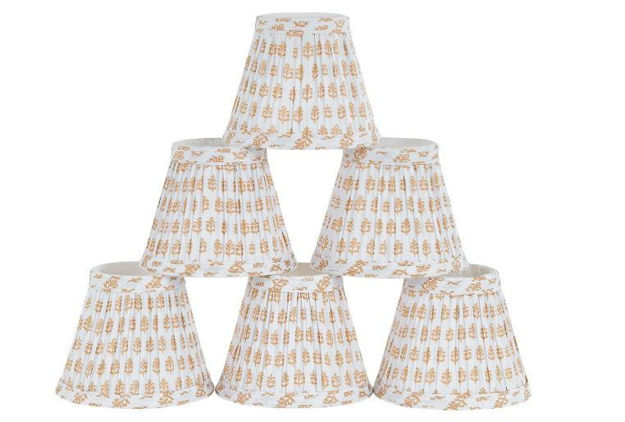 Picture of Chandelier Shades Bottom Pleated Lampshades