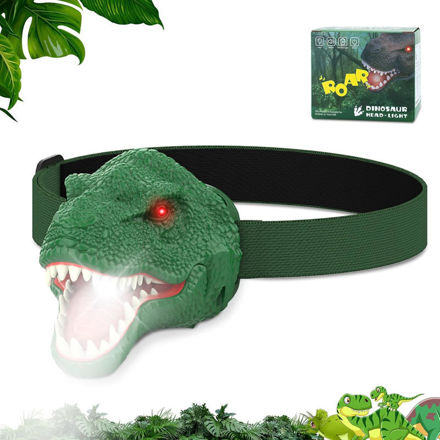 Picture of Dinosaur Headlamp Flashlight Headlights