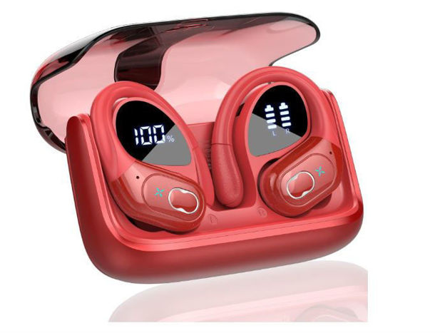Picture of Kabellose Kopfh%C3%B6rer Wireless Ohrh%C3%B6rer HiFi Stereo Sound Rot